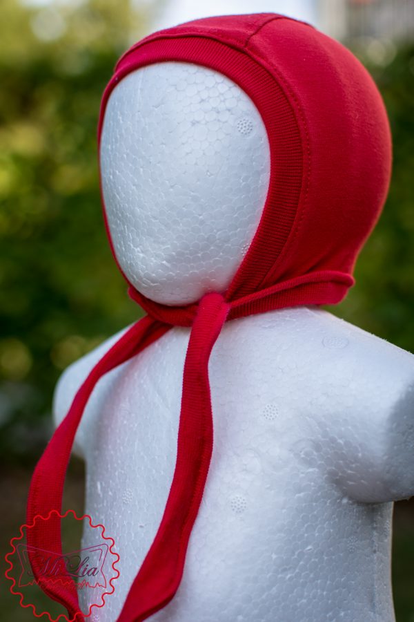 Newborn-Mütze rot