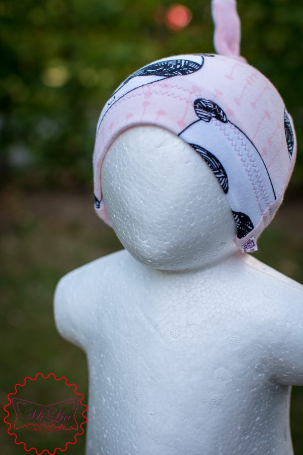 Knotenmütze rosa Panda - Image 2